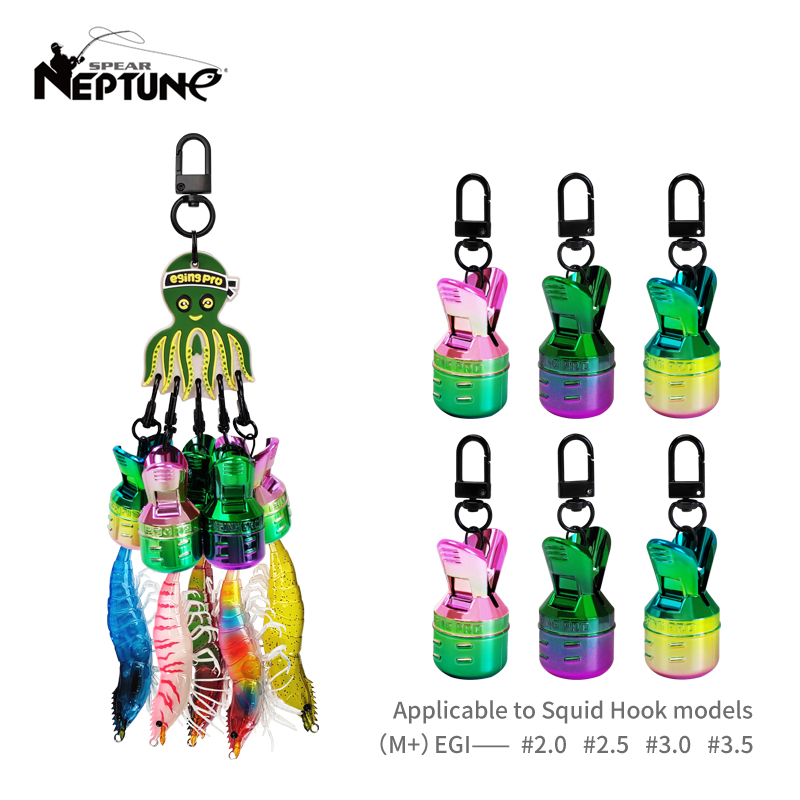 Furniture Hardware Jig - M+ 6pcs Punk Color Electroplating Squid