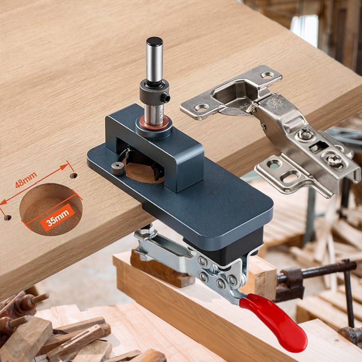 35mm Hinge Jig - Precise Borin - đánh giá và giá Furniture Hardware Fitting