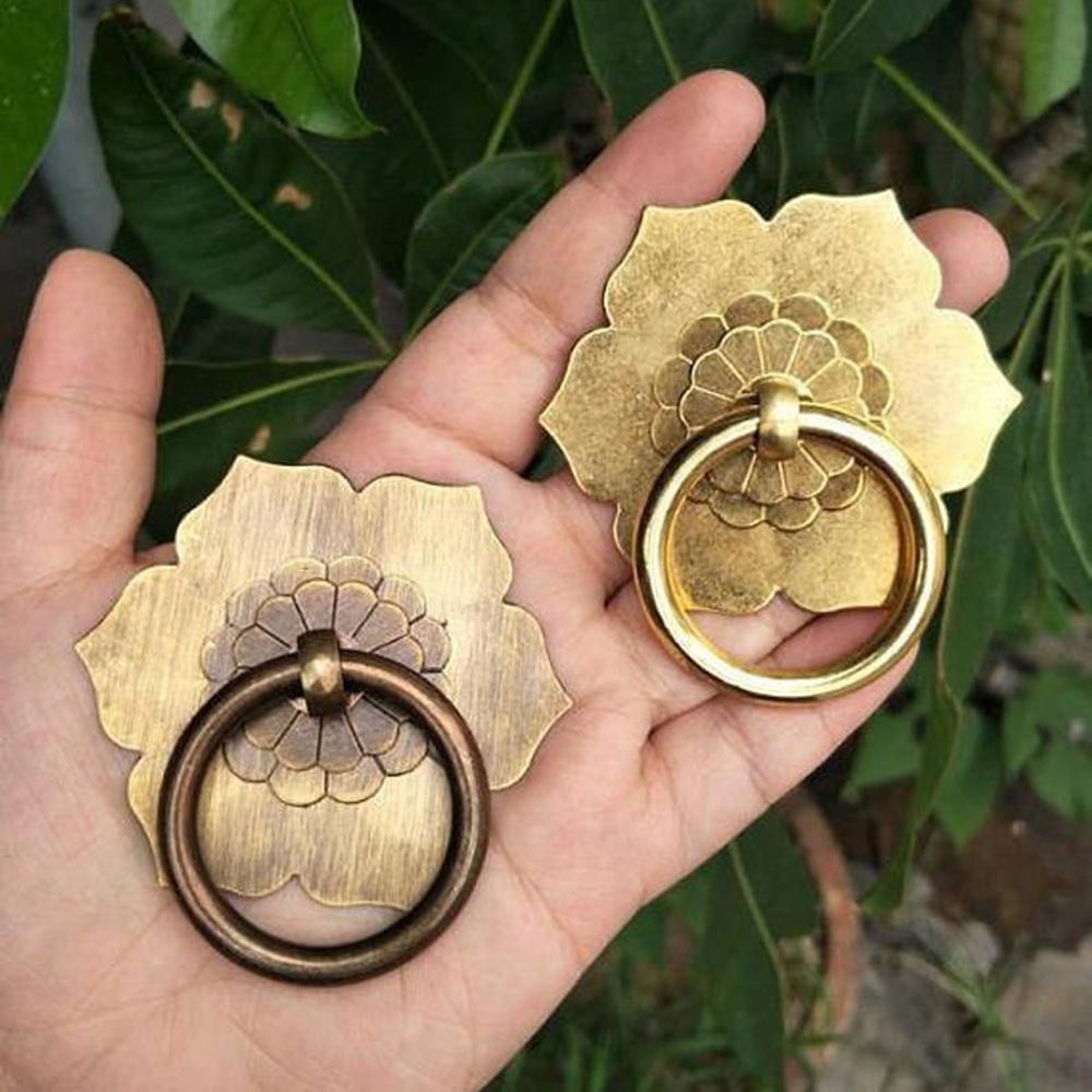 1PC Antique Bronze Brass Drawe - đánh giá và giá Furniture Hardware Drop Pulls