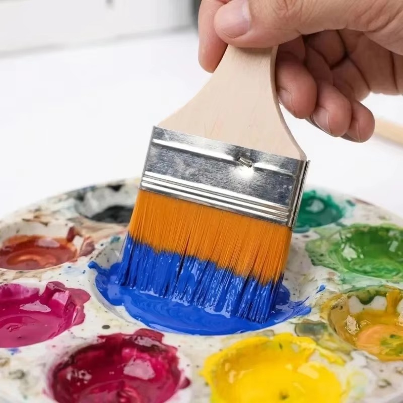 Wooden Handle Flat Paint Brush - đánh giá và giá Furniture Hardware Manufacturer